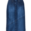 Spódnica Vintage Jeans Midi
